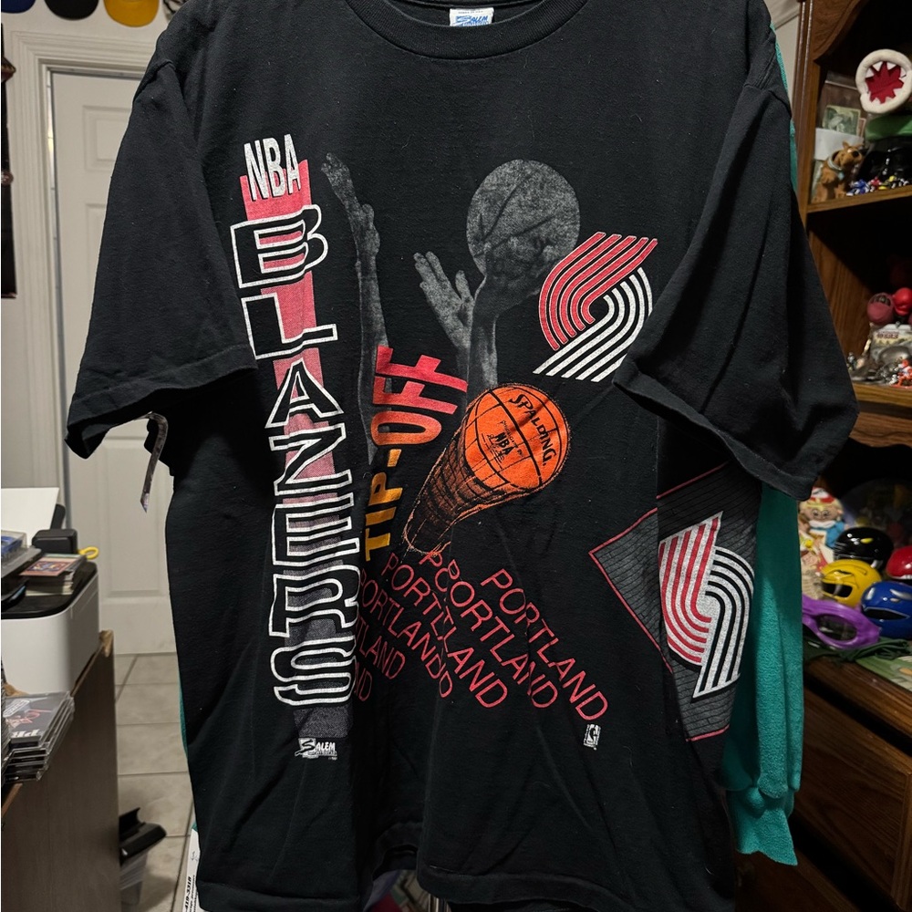 Vintage 1991 NBA Oregon Trail Blazers T-shirt XL Salem Sportswear Tag
